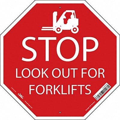 Safety Sign 24 in x 24 in Aluminum