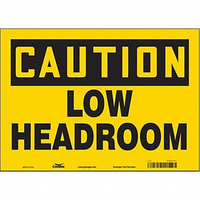 Safety Sign 10 inx14 in Vinyl