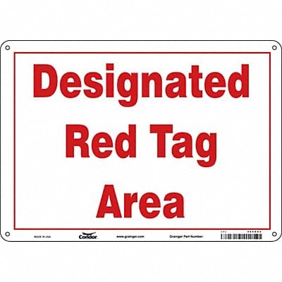 Safety Sign 10 inx14 in Aluminum