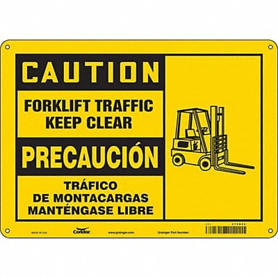 Safety Sign 10 inx14 in Aluminum