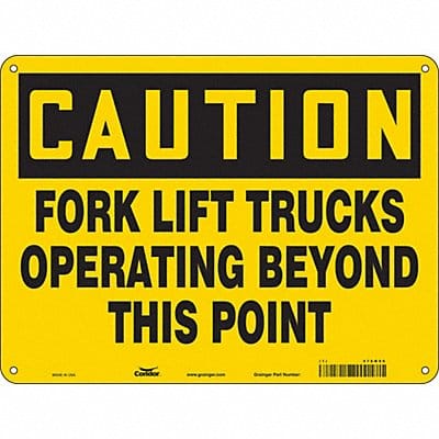 Safety Sign 18 inx24 in Aluminum