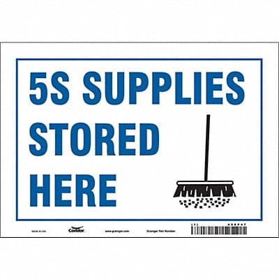 Safety Sign 7 inx10 in Vinyl