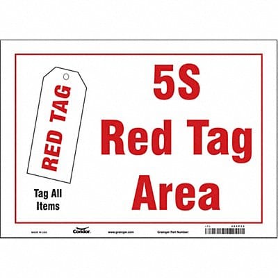 Safety Sign 10 inx14 in Vinyl