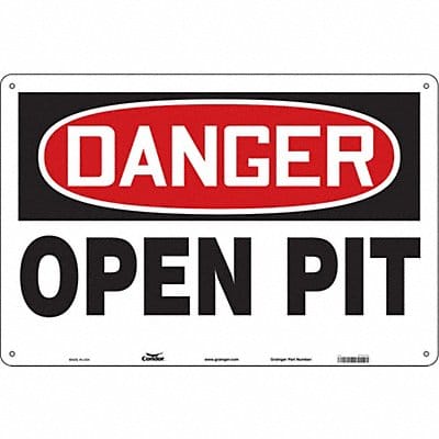 Safety Sign 24 in x 36 in Polyethylene