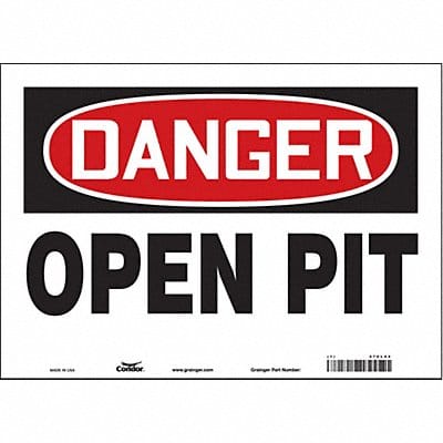 Safety Sign 10 inx14 in Vinyl Safety Sign 10 inx14 in Vinyl