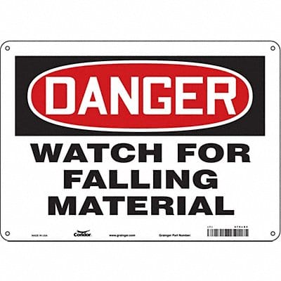 Safety Sign 10 inx14 in Aluminum