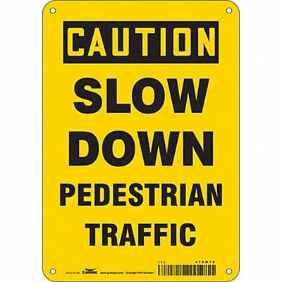 Safety Sign 10 inx7 in Polyethylene