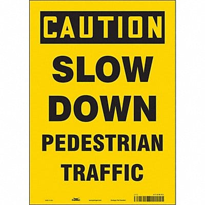 Safety Sign 14 inx10 in Vinyl