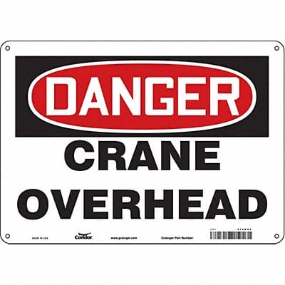 Safety Sign 10 inx14 in Aluminum
