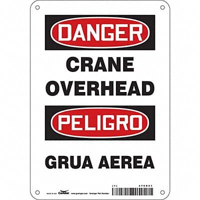 Safety Sign 10 inx7 in Aluminum