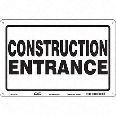 Safety Sign 24 in x 36 in Aluminum