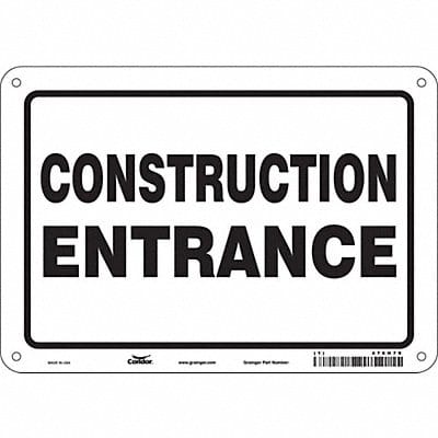 Safety Sign 7 in x 10 in Vinyl
