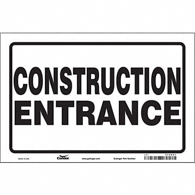 Safety Sign 24 in x 36 in Vinyl