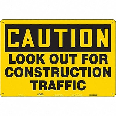 Safety Sign 24 in x 36 in Polyethylene