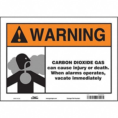 Safety Sign 10 inx14 in Vinyl