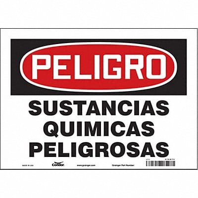 Safety Sign 10 in x 14 in Vinyl