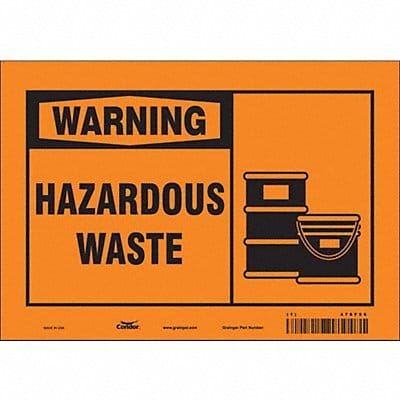 Safety Sign 7 in x 10 in Vinyl