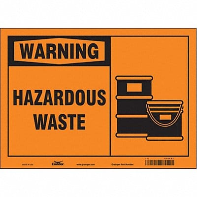Safety Sign 10 in x 14 in Vinyl