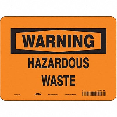 Safety Sign 7 inx10 in Vinyl