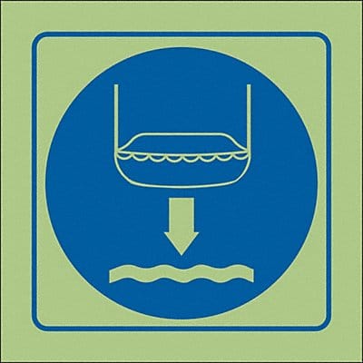 IMO Safety Sign 6inx6in Vinyl