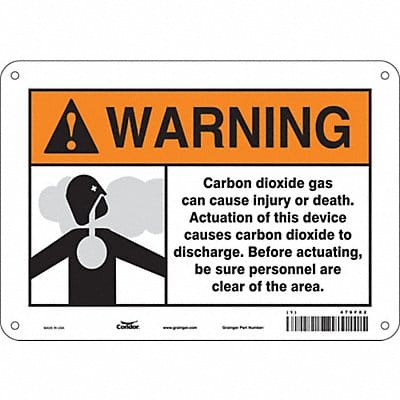 Chemical Sign 7 in x 10 in Aluminum Chemical Sign 7 in x 10 in Aluminum