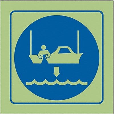 IMO Safety Sign 6x6in Vinyl