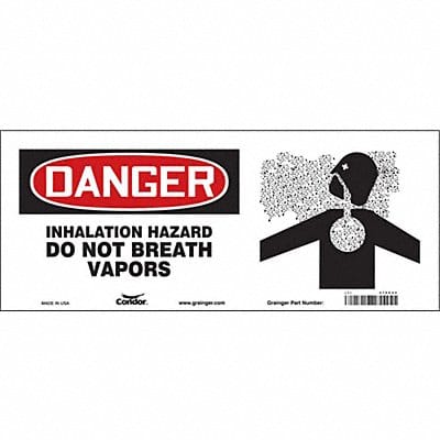 Safety Sign 7 in x 17 in Vinyl Safety Sign 7 in x 17 in Vinyl
