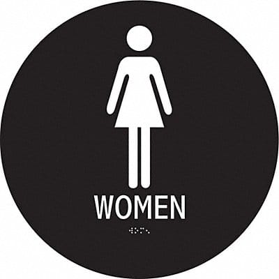 ADA Braille Facility Sign 12x12in Plstic