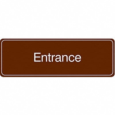 Facility Sign 3 in x 9 in Acrylic