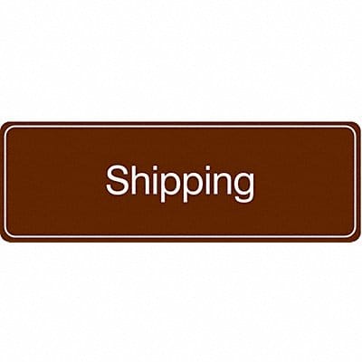 Facility Sign 3 in x 9 in Acrylic