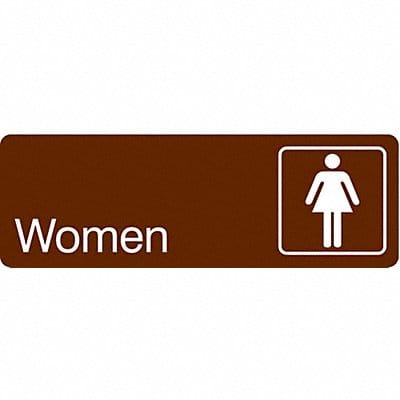 Facility Sign 3 in x 9 in Acrylic