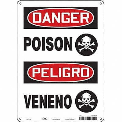 Safety Sign 14 in x 10 in Aluminum