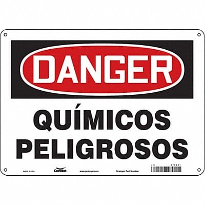 Safety Sign 10 inx14 in Aluminum