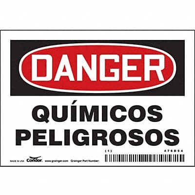 Safety Sign 3.5in x 5in Vinyl