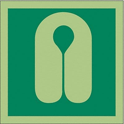 IMO Safety Sign 6inx6in Vinyl