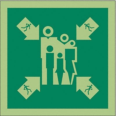 IMO Safety Sign 6inx6in Vinyl
