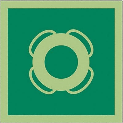 IMO Safety Sign 6inx6in Vinyl