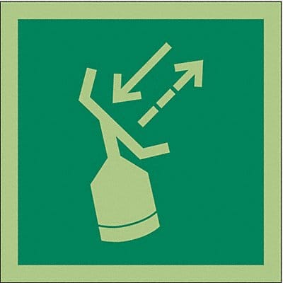 IMO Safety Sign 6inx6in Vinyl