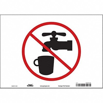 Safety Sign 10 inx14 in Vinyl