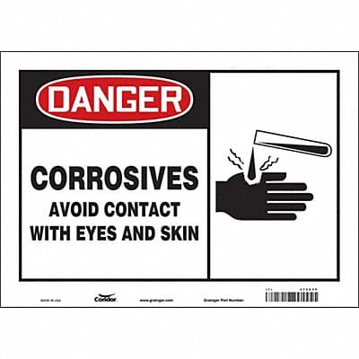 Safety Sign 10 in x 14 in Vinyl