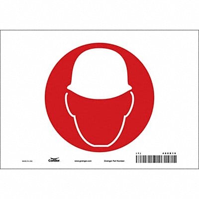 Safety Sign 7 in x 10 in Vinyl