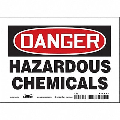 J6930 Safety Sign 5 inx7 in Vinyl