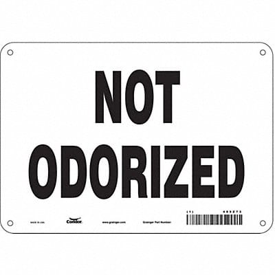 Safety Sign 7 in x 10 in Polyethylene
