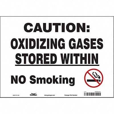 Safety Sign 10 inx14 in Vinyl