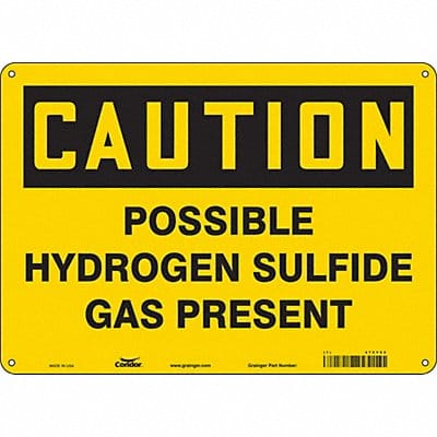 Safety Sign 10 inx14 in Aluminum