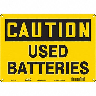 Safety Sign 10 inx14 in Aluminum Safety Sign 10 inx14 in Aluminum