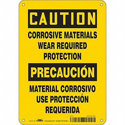 Safety Sign 10 inx7 in Polyethylene