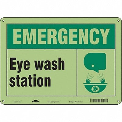 Safety Sign 10 inx14 in Polyethylene