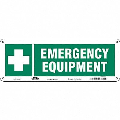 Safety Sign 5 in x 14 in Polyethylene