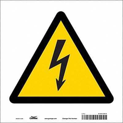 Safety Sign 10 inx10 in Vinyl